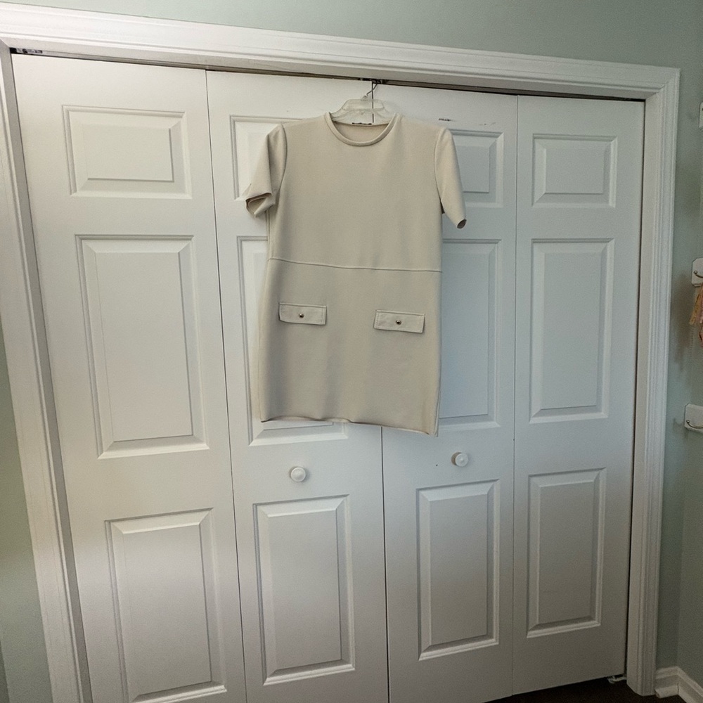 Zara Cream Textured Fabric